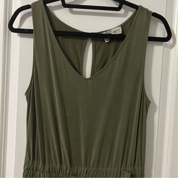Anthropologie Saturday Sunday Belted Jumpsuit Moss Color Small - Picture 5 of 10